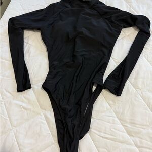Black Long Sleeve Bodysuit